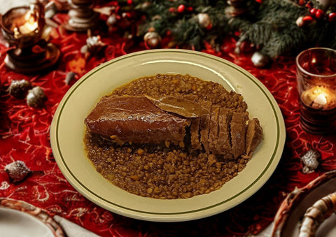 Ricette di Natale: Cotechino e Lenticchie Vegan