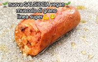 Thumbnail for nuova salsiccia vegan - 250 gr. - muscolo di grano LINEA SUPER - EDIZIONE LIMITATA - linea super - plant based meat