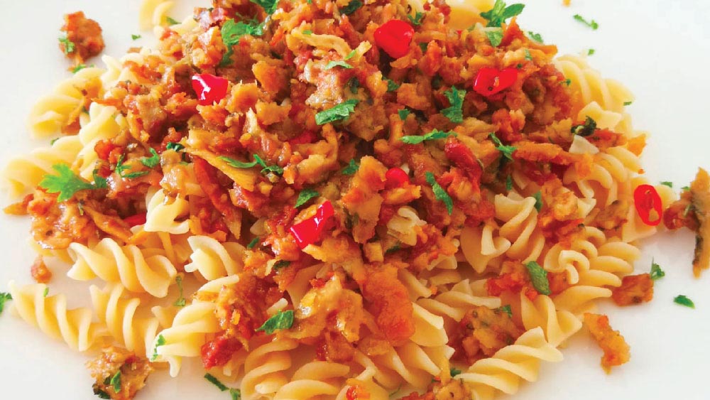 V- Bacon vegan a Scaglie per Pasta, Insalate, Tartine - muscolo di grano